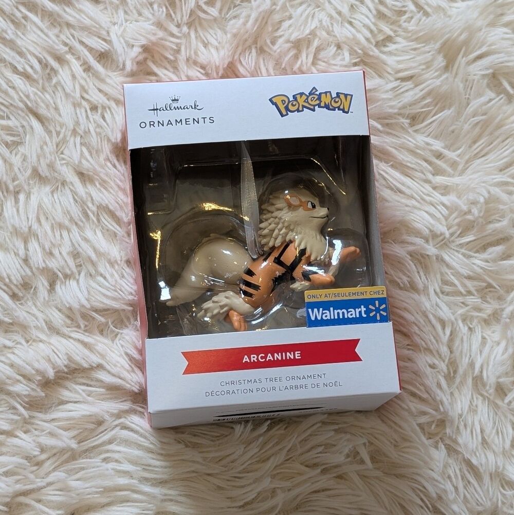 Arcanine Pokemon 2025 Hallmark Christmas Ornament Walmart Exclusive